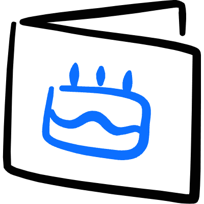 Cards Birthday Icon from Freehand Duotone Set