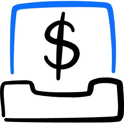 Drawer Cash Icon from Freehand Duotone Set