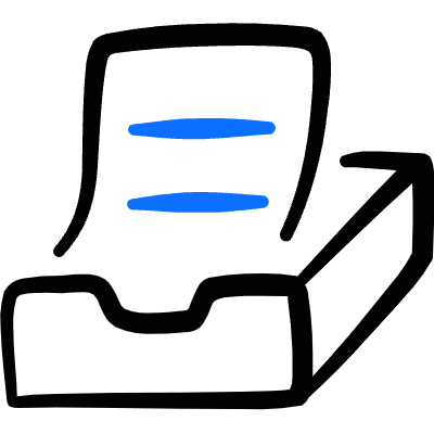 Drawer Document File Icon from Freehand Duotone Set