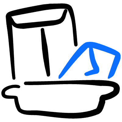 Drawer Envelope Icon from Freehand Duotone Set