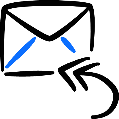 Email Action Reply All 2 Icon from Freehand Duotone Set