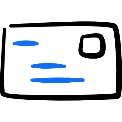 Envelope Letter Back Icon from Freehand Duotone Set