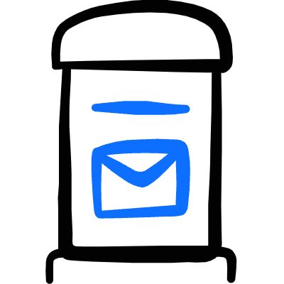 Mailbox Post 1 Icon from Freehand Duotone Set
