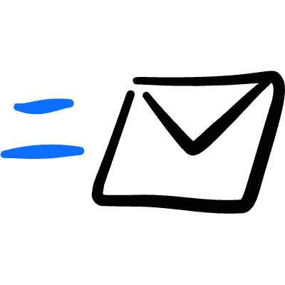 Send Email Envelope Icon from Freehand Duotone Set