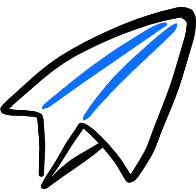 Send Email Paper Plane 1 Icon from Freehand Duotone Set