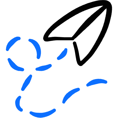 Send Email Paper Plane 2 Icon from Freehand Duotone Set