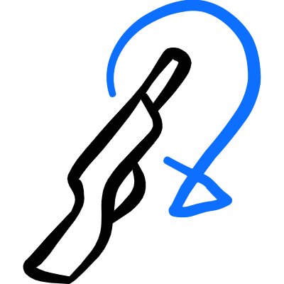 Amusement Park Balloon Shooting Icon from Freehand Duotone Set