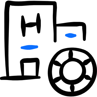 Casino Coin Hotel Icon from Freehand Duotone Set