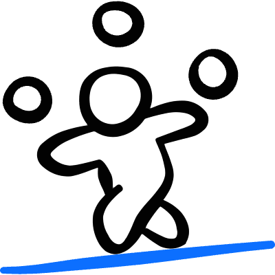 Circus Acrobatics 3 Icon from Freehand Duotone Set