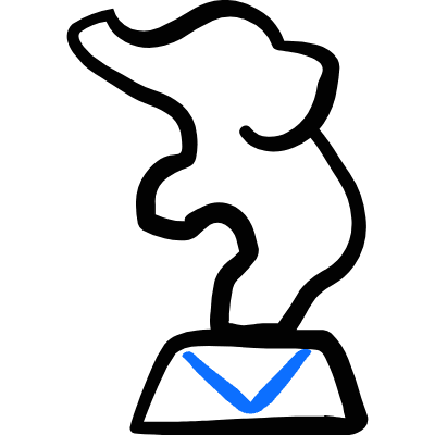 Circus Elephant 1 Icon from Freehand Duotone Set