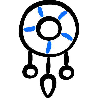 Crafts Handmade Dreamcatcher Icon from Freehand Duotone Set