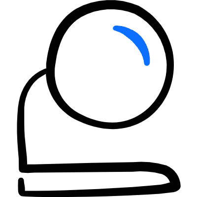Crafts Model Magnifier Stand Icon from Freehand Duotone Set