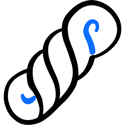 Crafts Sewing Yarn Icon from Freehand Duotone Set