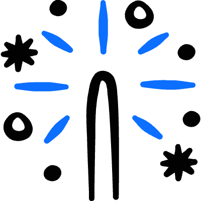 Fireworks Sky Icon from Freehand Duotone Set