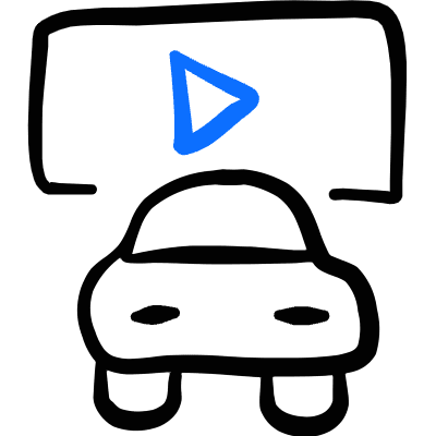 Movie Drive In Theater Icon from Freehand Duotone Set