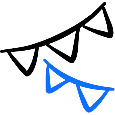 Party Decoration Banner 1 Icon from Freehand Duotone Set