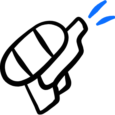 Party Water Gun Icon from Freehand Duotone Set