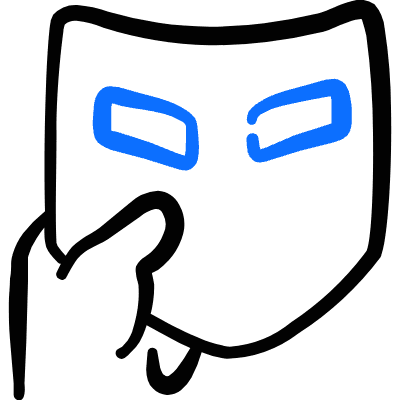 Show Mask Hand Icon from Freehand Duotone Set