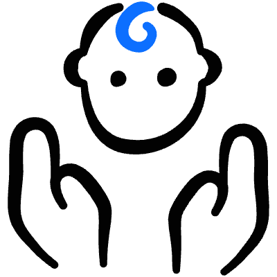 Baby Hold Hands Icon from Freehand Duotone Set