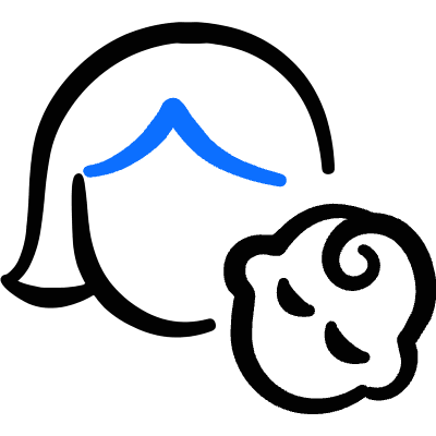 Baby Mother Icon from Freehand Duotone Set