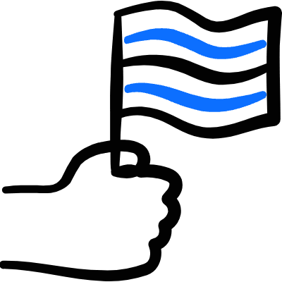 Gender Variance Flag 1 Icon from Freehand Duotone Set