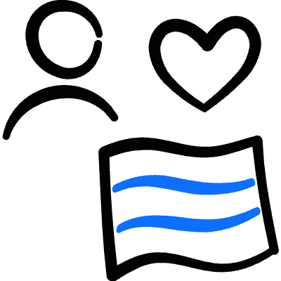 Gender Variance Flag User Icon from Freehand Duotone Set