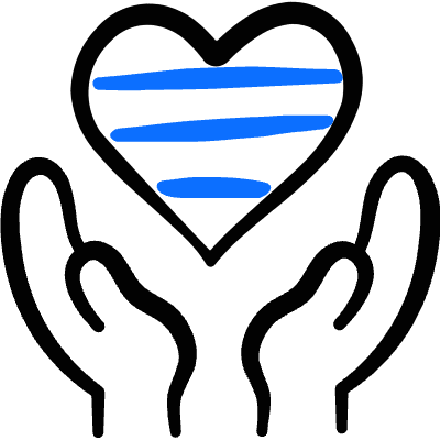 Gender Variance Hand Heart 2 Icon from Freehand Duotone Set