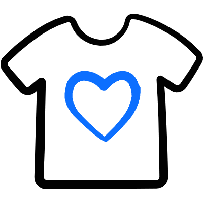 Gender Variance Heart Shirt Icon from Freehand Duotone Set