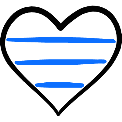 Gender Variance Raindow Heart 4 Icon from Freehand Duotone Set