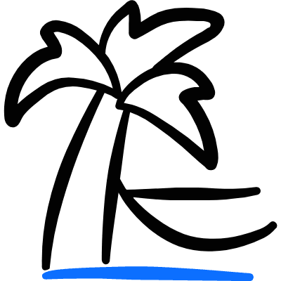 Family Outdoors Beach Cradle Icon from Freehand Duotone Set