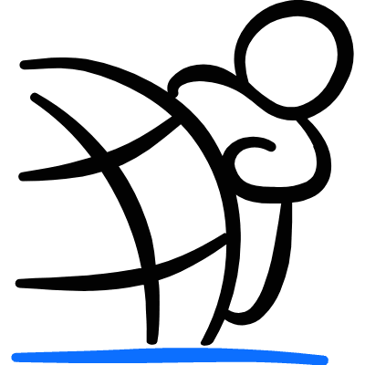 Family Outdoors Rotate Globe Icon from Freehand Duotone Set