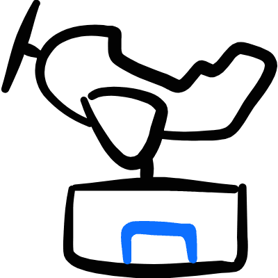 Toys Plane Icon from Freehand Duotone Set