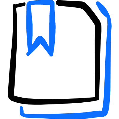 Common File Bookmark Icon from Freehand Duotone Set