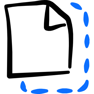 Common File Dash New Icon from Freehand Duotone Set