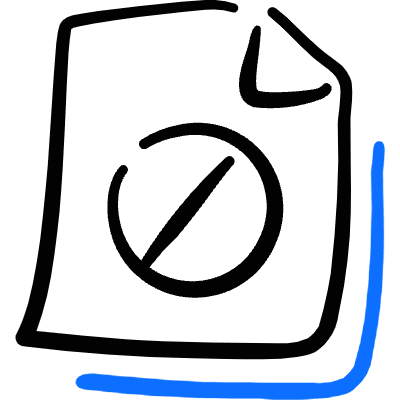 Common File Disable Icon from Freehand Duotone Set