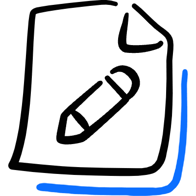 Common File Edit Icon from Freehand Duotone Set