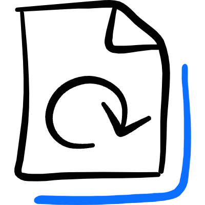 Common File Refresh Icon from Freehand Duotone Set