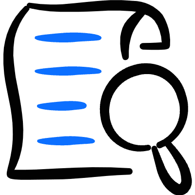 Common File Search Icon from Freehand Duotone Set