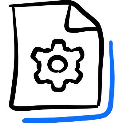 Common File Settings Icon from Freehand Duotone Set