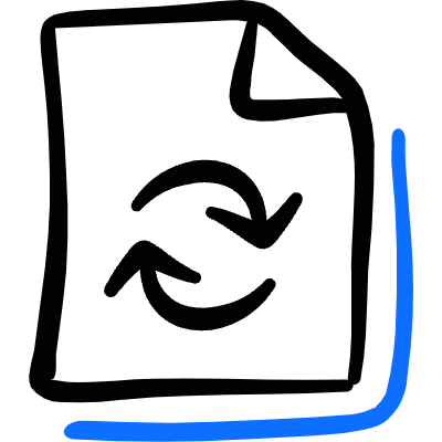 Common File Sync Icon from Freehand Duotone Set