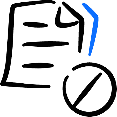 Common File Text Disable Icon from Freehand Duotone Set