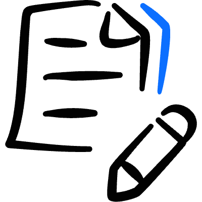 Common File Text Edit Icon from Freehand Duotone Set