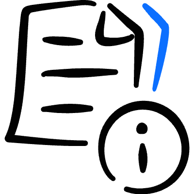 Common File Text Info Icon from Freehand Duotone Set