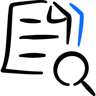 Common File Text Search Icon from Freehand Duotone Set