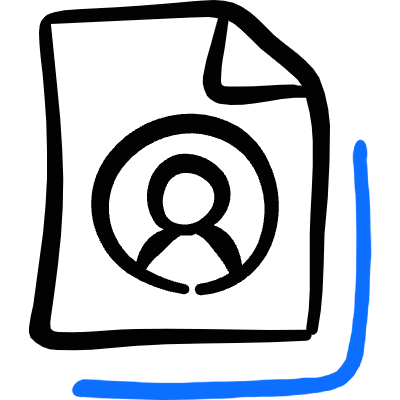 File Copyright User Icon from Freehand Duotone Set