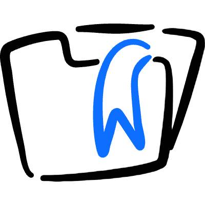 Folder Bookmark Icon from Freehand Duotone Set