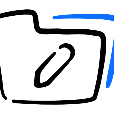 Folder Edit Icon from Freehand Duotone Set