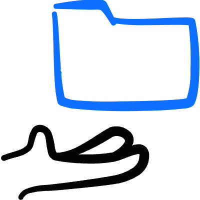 Folder Hand Hold 2 Icon from Freehand Duotone Set