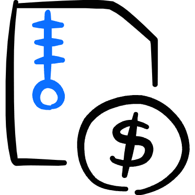 Zip File Cash Icon from Freehand Duotone Set