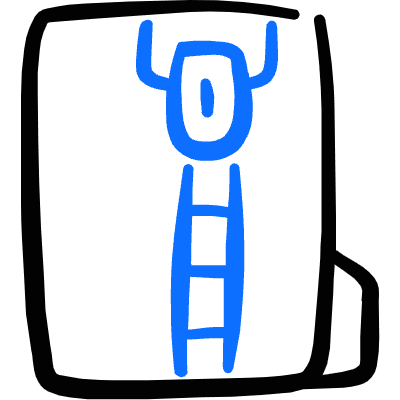 Zip File Folder Icon from Freehand Duotone Set